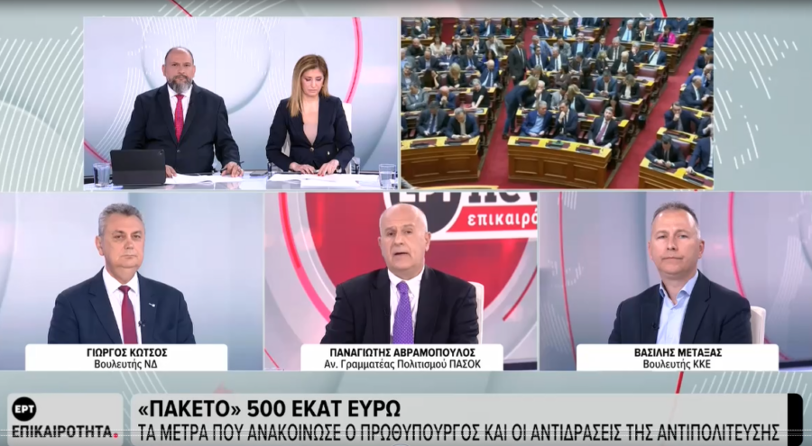 Ο Αν. Γραμματέας Πολιτισμού του ΠΑΣΟΚ Πάνος Αβραμόπουλος, μίλησε στην ΕΡΤ news (22/4/26) στην εκπομπή «Επικαιρότητα» για την τρέχουσα πολιτική επικαιρότητα !